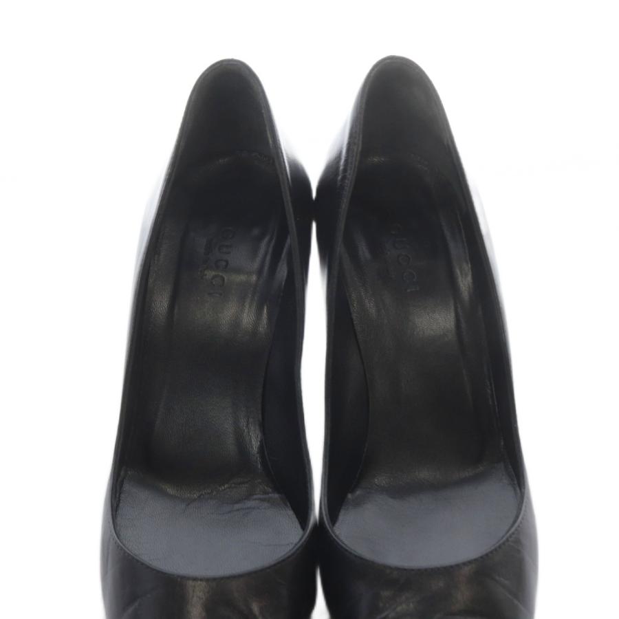 GUCCI（グッチ） バンブーヒール ポインテッドトゥ パンプス 35.5 黒