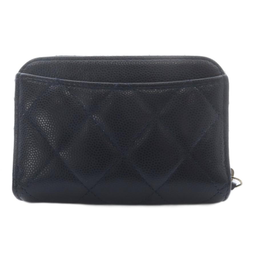 CHANEL（シャネル） マトラッセ キャビアスキン ジップコインパース