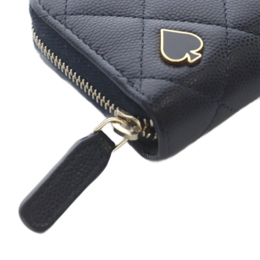 CHANEL（シャネル） マトラッセ キャビアスキン ジップコインパース