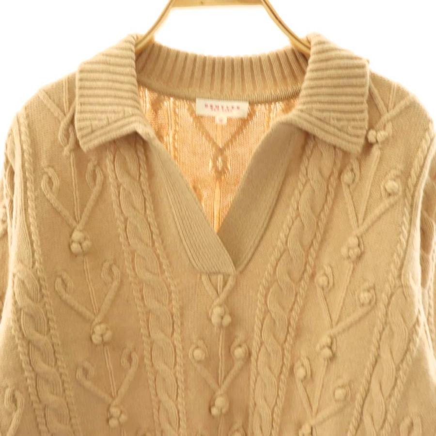 DEMYLEE（デミリー） DEMYLEE 23AW スキッパーケーブルニット セーター