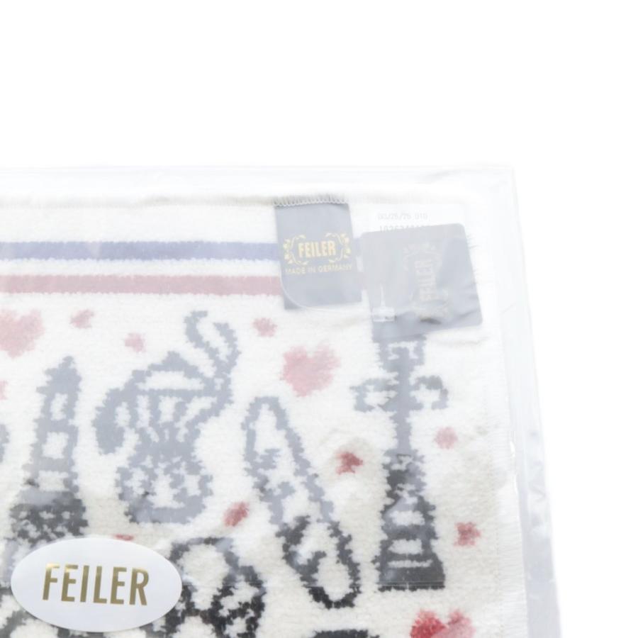未使用品 フェイラー FEILER ウィジュテーム ハンカチ DISNEY 白