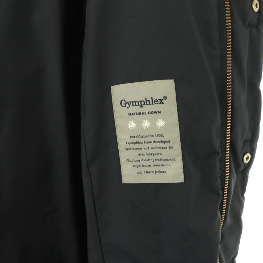 ジムフレックス Gymphlex フード付きダウンコート ジップアップ 12