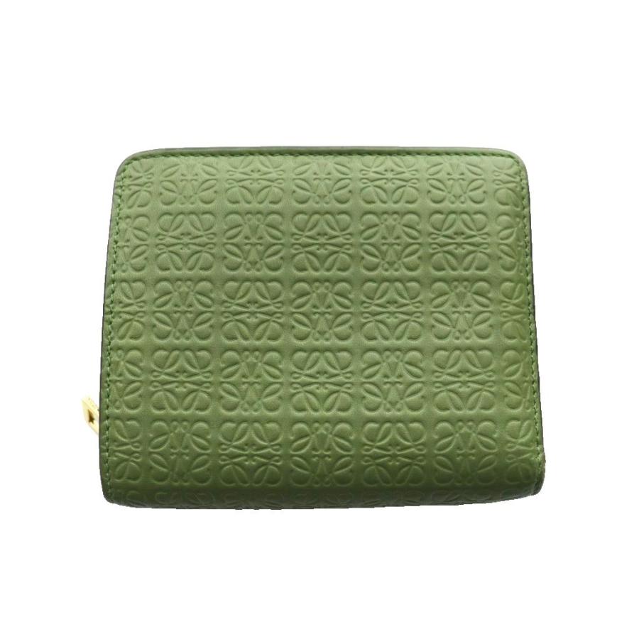 LOEWE（ロエベ） アナグラム リピートコンパクトジップウォレット 二