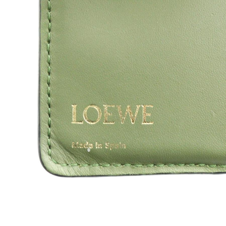 LOEWE（ロエベ） アナグラム リピートコンパクトジップウォレット 二