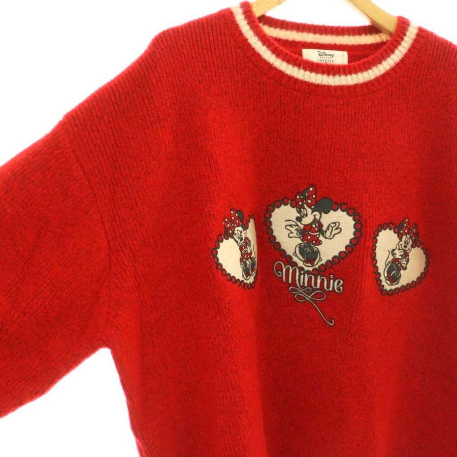 MOUSSY（マウジー） × ディズニー Disney MD Xmas MINNIE ニット