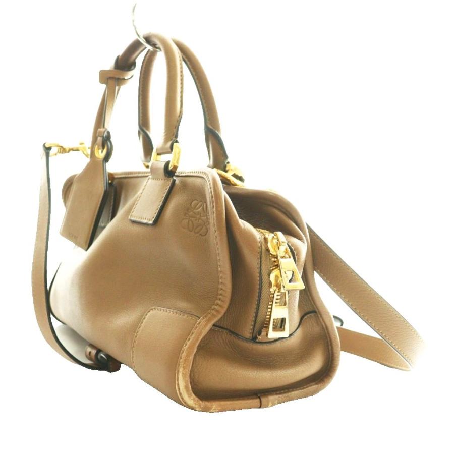 LOEWE（ロエベ） アマソナ 28 2wayバッグ ハンド ショルダー 茶