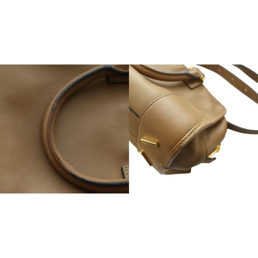 ロエベ　ワンショルダーバッグ　ハンドバッグ　ブラウン　茶　LOEWE　アマソナ LOEWE - ロエベ ワンショルダーバッグ ハンドバッグ ブラウン 茶 LOEWE