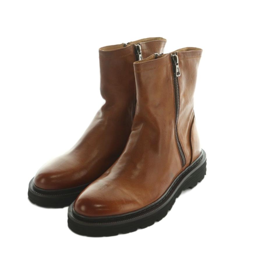 ストゥリーニ STURLINI 25SS BOOTS BOTH SIDES ZIP UP ショートブーツ