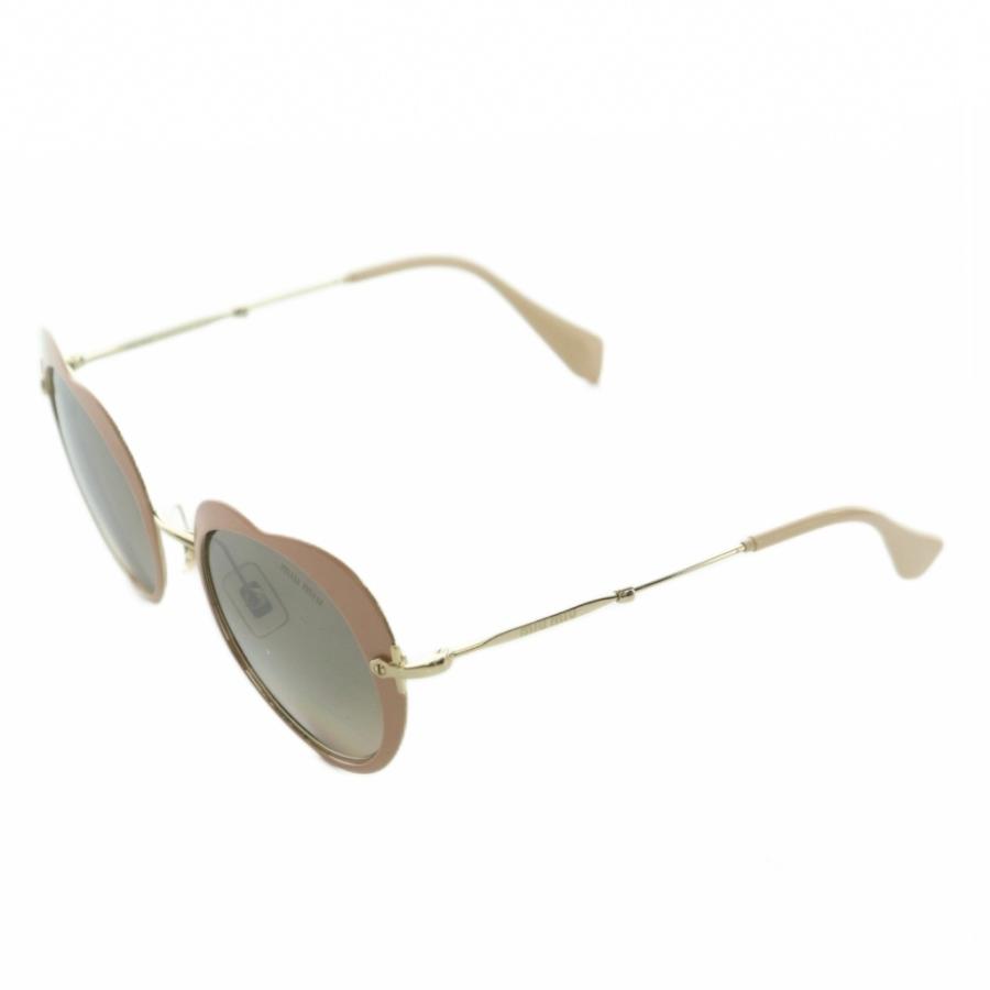 miu miu（ミュウミュウ） サングラス 眼鏡 ハート型 メタルフレーム 52