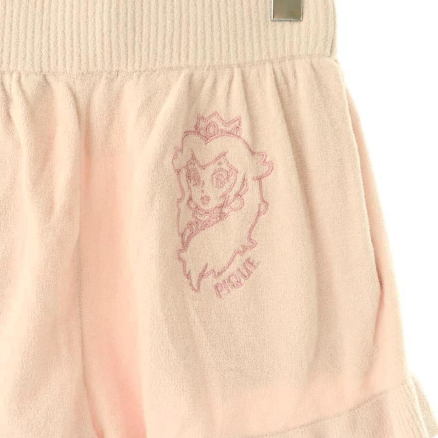 ジェラピケスーパーマリオ ピーチ姫 ルームウェアセット ジェラートピケ gelato pique × スーパーマリオ 24SS ピーチ姫