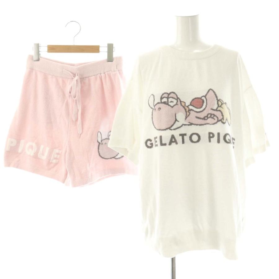 ジェラートピケ gelato pique ×スーパーマリオ ヨッシー ジャガード