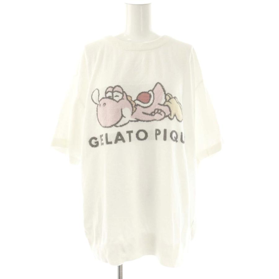 ジェラートピケ gelato pique ×スーパーマリオ ヨッシー ジャガード
