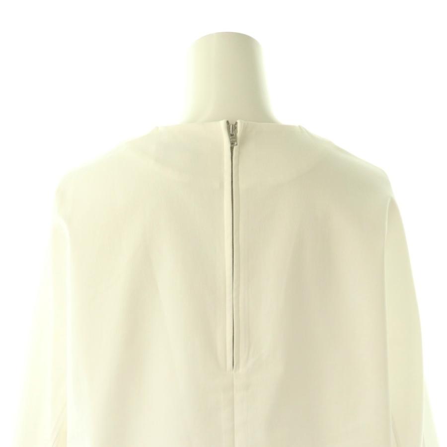 ハイク HYKE TASLAN TWILL TOP プルオーバーブラウス 長袖 2 ホワイト
