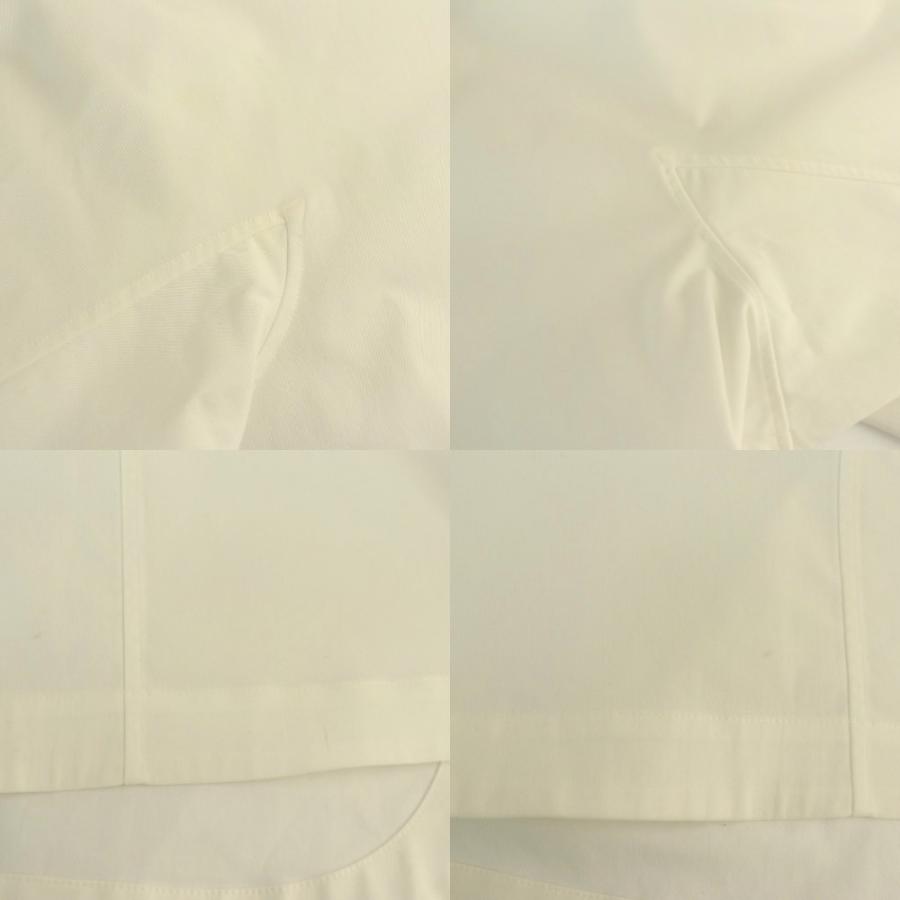 ハイク HYKE TASLAN TWILL TOP プルオーバーブラウス 長袖 2 ホワイト