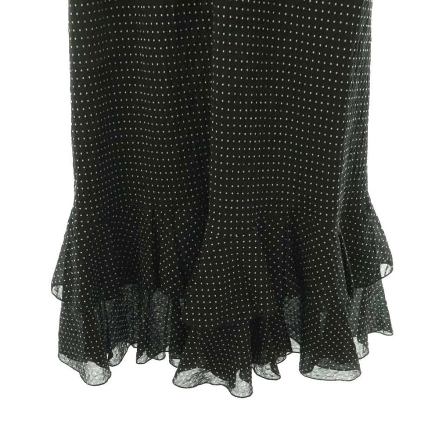 ココディール COCO DEAL 25AW ドットバイアスナローフリルスカート