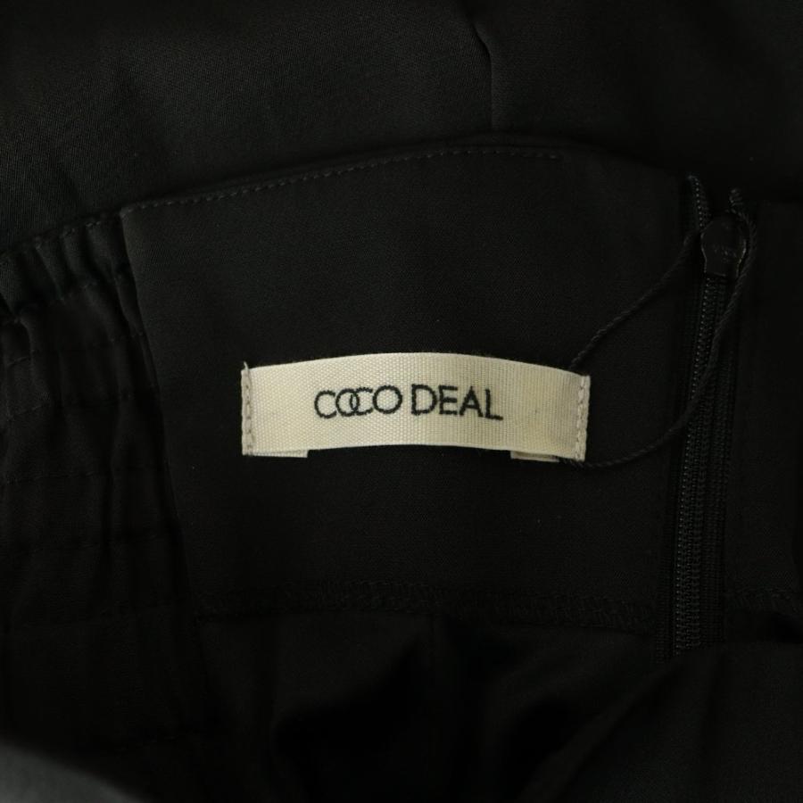 未使用品 ココディール COCO DEAL ワイドベルト付きアシメマーメイド