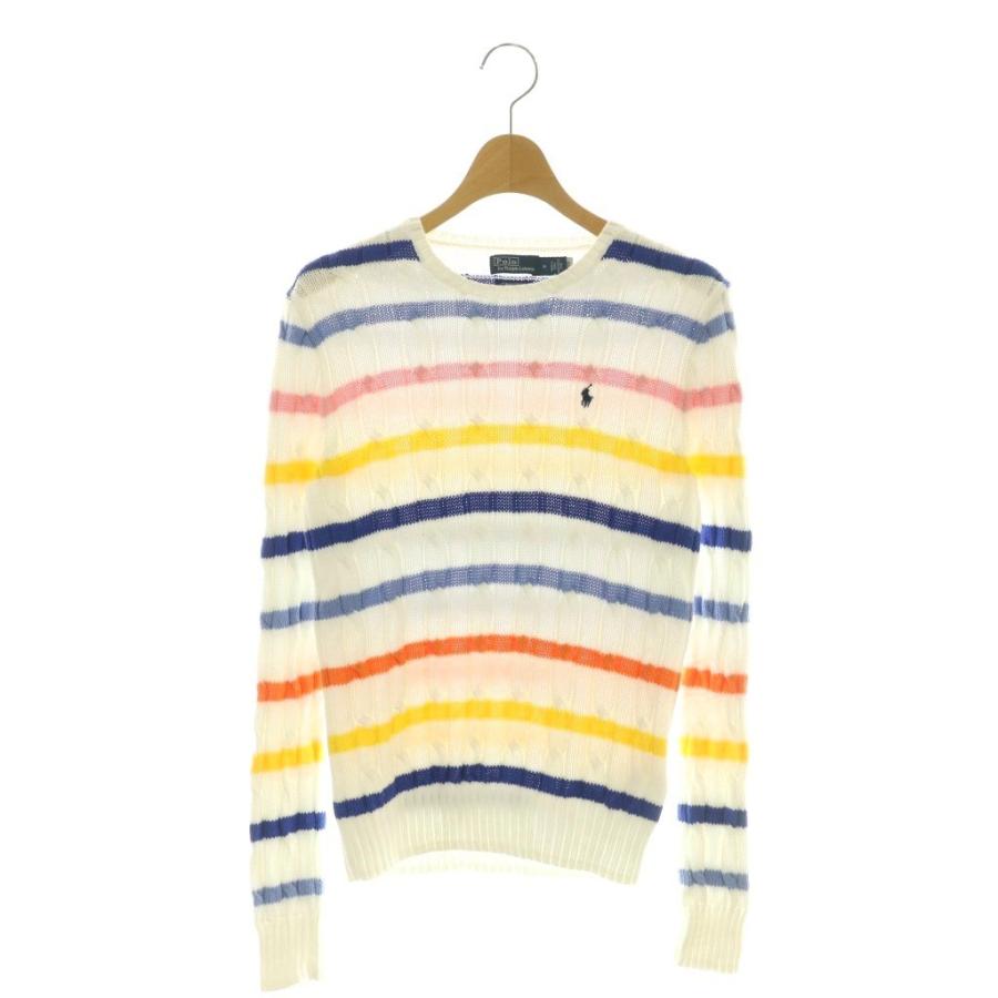 ポロ ラルフローレン POLO RALPH LAUREN ストライプケーブルニット 