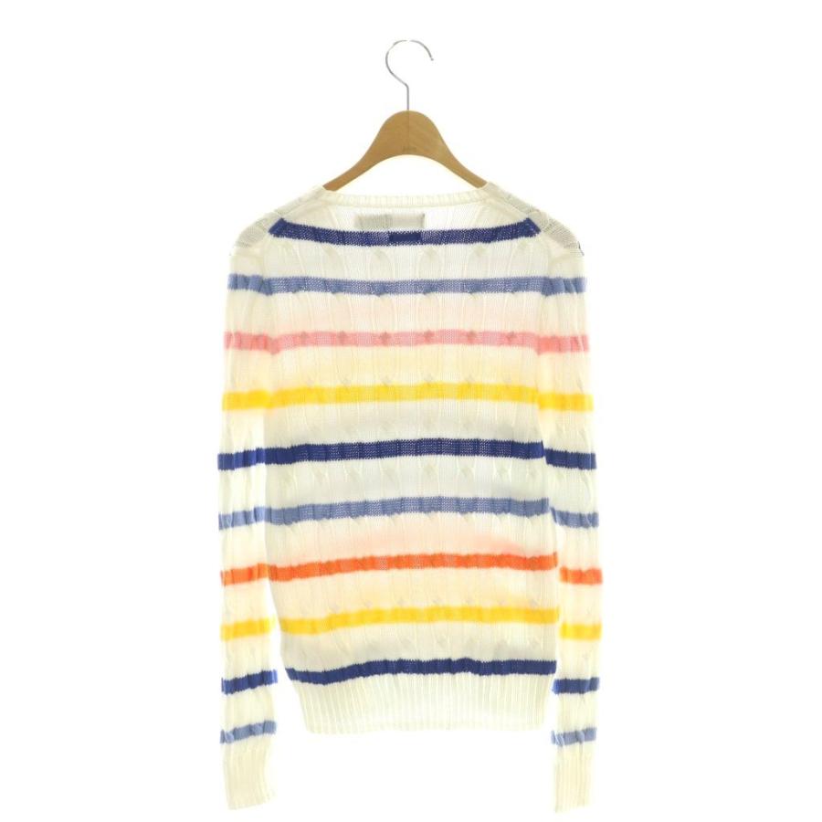 POLO RALPH LAUREN ストライプ柄ケーブルニットセーター 新品 ポロ ラルフローレン POLO RALPH LAUREN ストライプケーブルニット