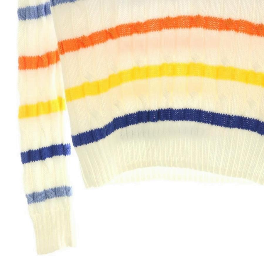 ポロ ラルフローレン POLO RALPH LAUREN ストライプケーブルニット