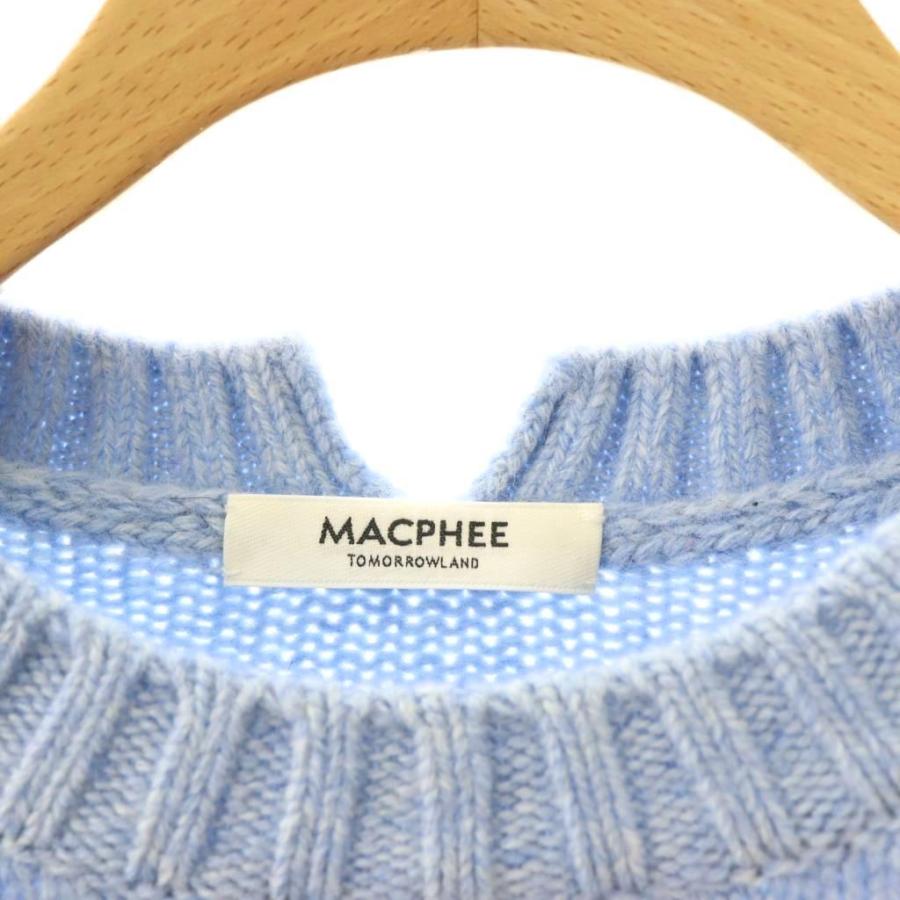 マカフィー MACPHEE トゥモローランド 24AW ラムカシミヤ混 クルー