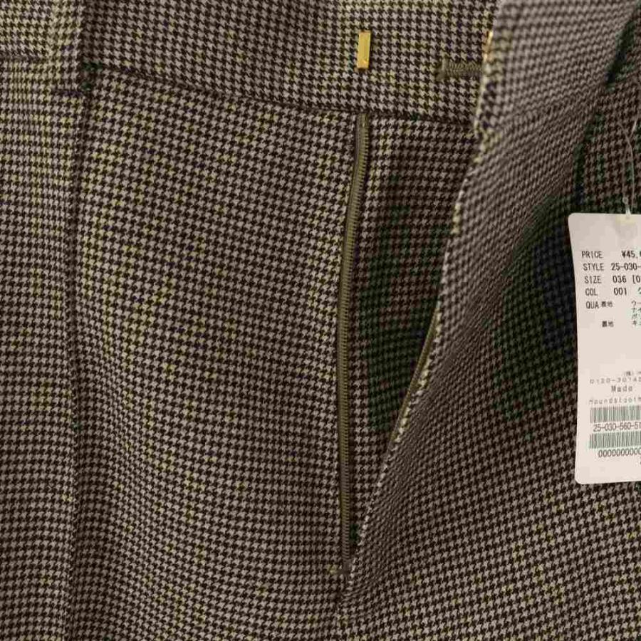 未使用品 アパルトモン ドゥーズィエムクラス 25AW Houndstooth Side