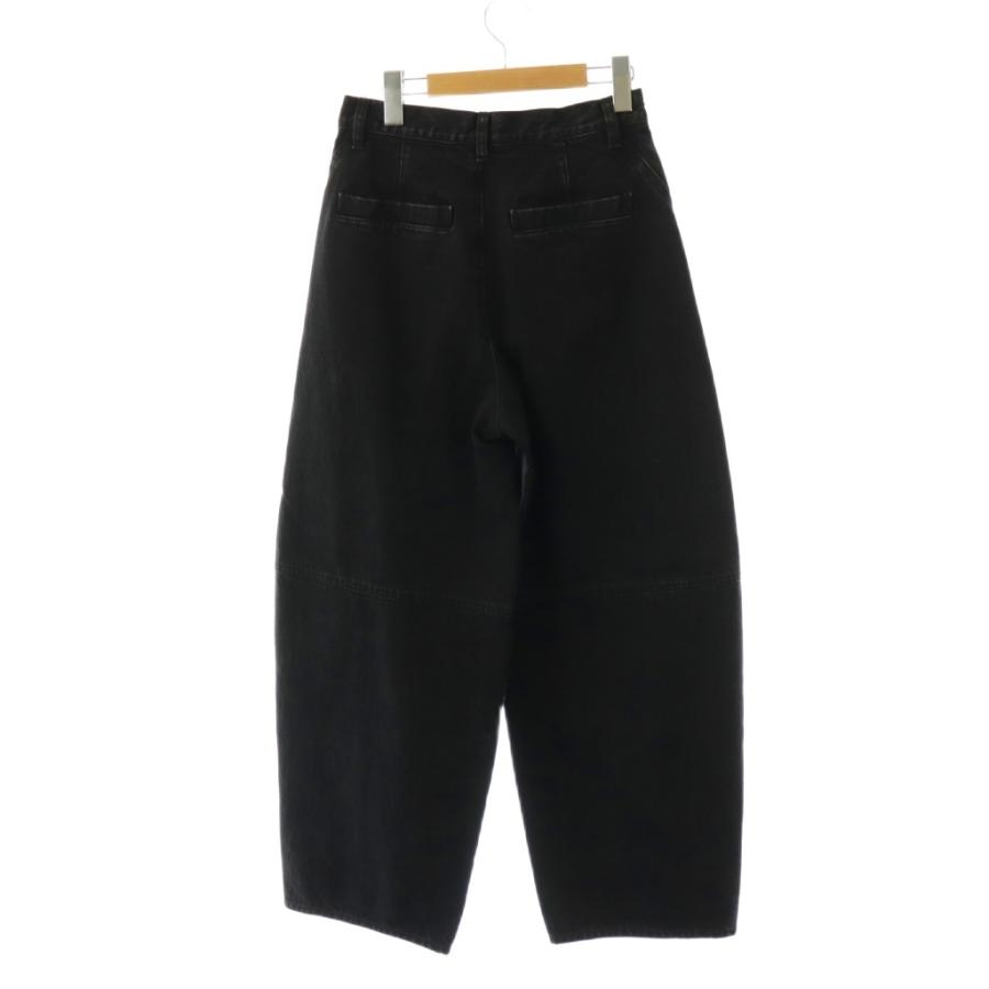 H BEAUTY&YOUTH UNITED ARROWS デニムワイドパンツ　黒 H BEAUTY&YOUTH UNITED ARROWS エイチ ビューティーアンドユース H