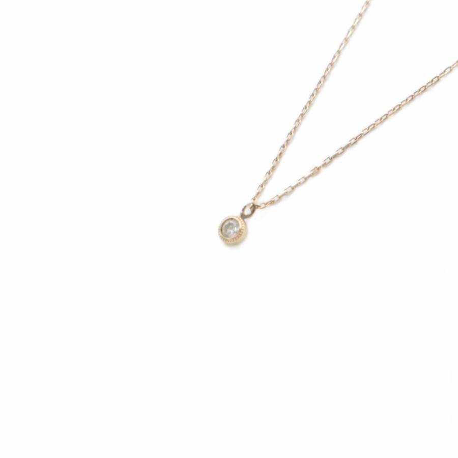VENDOME AOYAMA ヴァンドーム青山 ネックレス 一粒ダイヤ K10 イエロー 