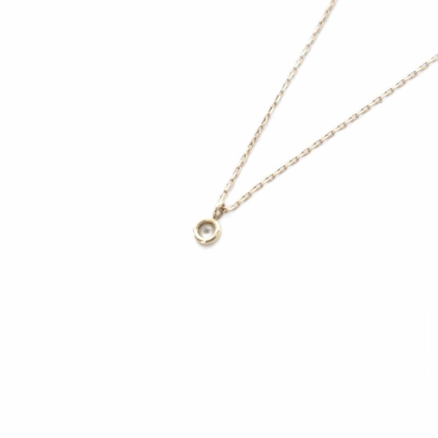 VENDOME AOYAMA ヴァンドーム青山 ネックレス 一粒ダイヤ K10 イエロー 