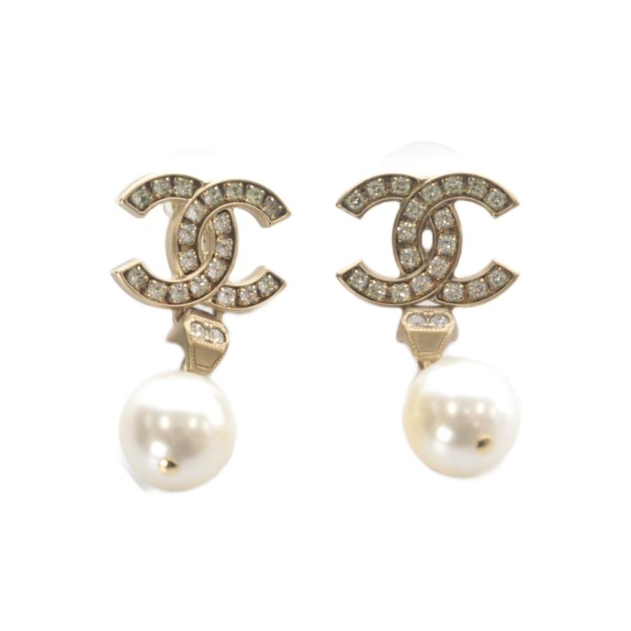 CHANEL（シャネル） ココマーク パール ピアス ゴールド色 A21C /SR