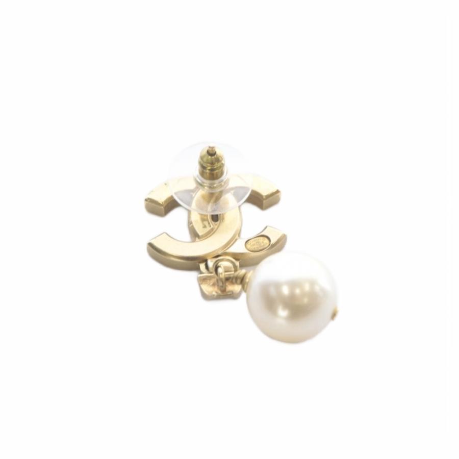 CHANEL（シャネル） ココマーク パール ピアス ゴールド色 A21C /SR