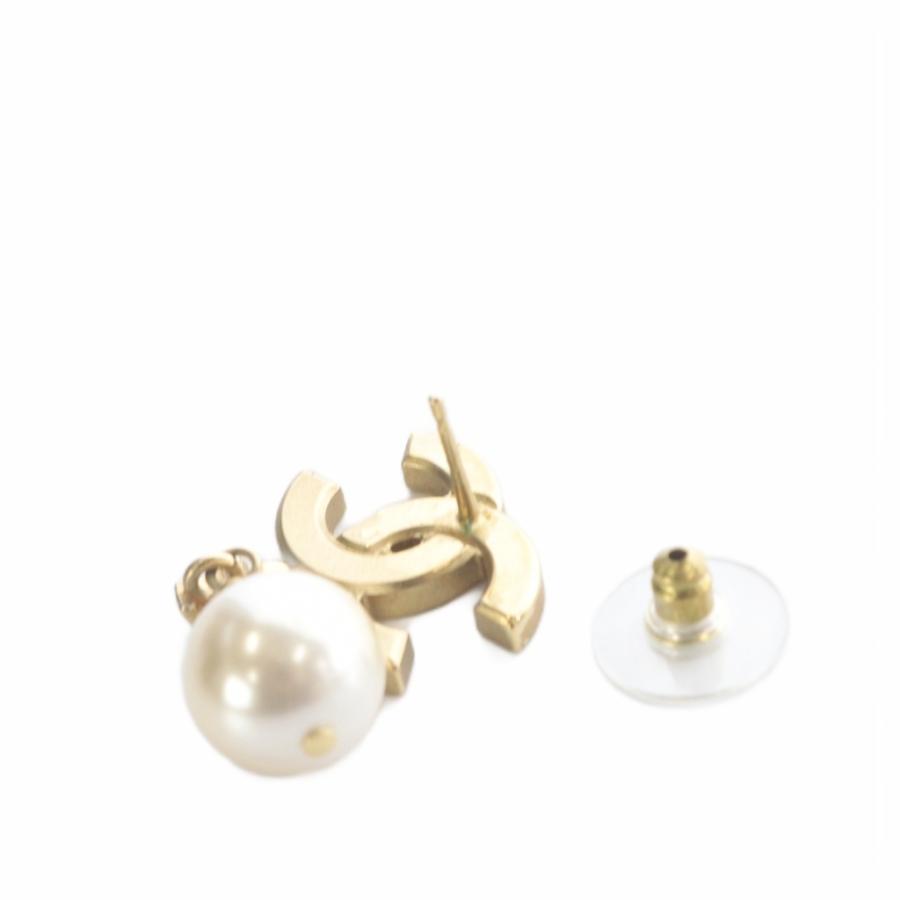 CHANEL（シャネル） ココマーク パール ピアス ゴールド色 A21C /SR