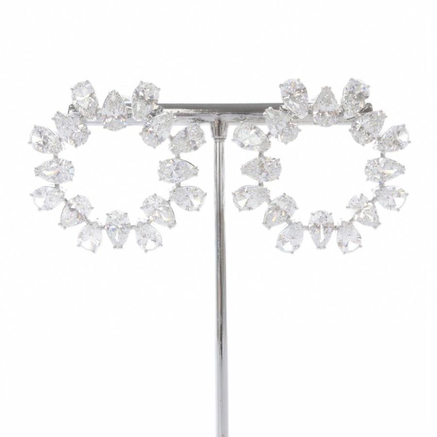スワロフスキー SWAROVSKI Millenia フープピアス 両耳用 シルバー色