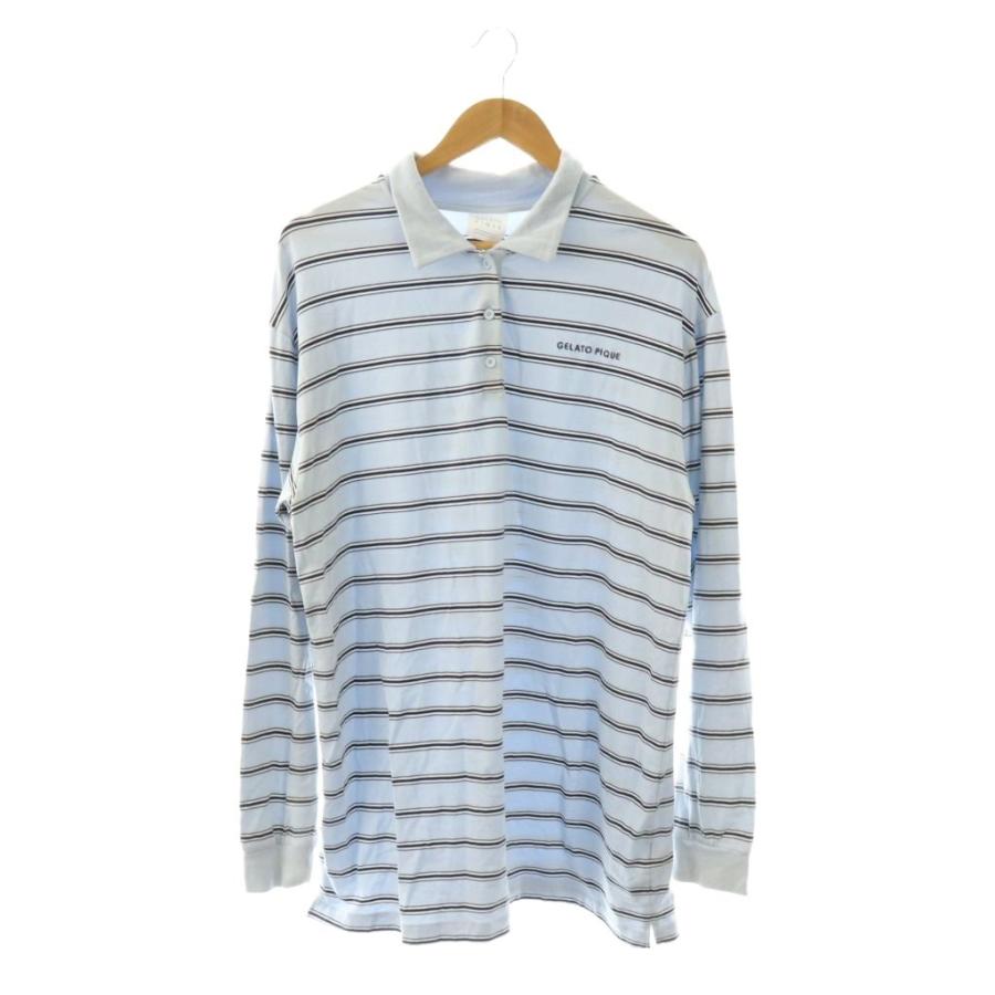 ジェラートピケ gelato pique 25SS マルチボーダーポロカラー