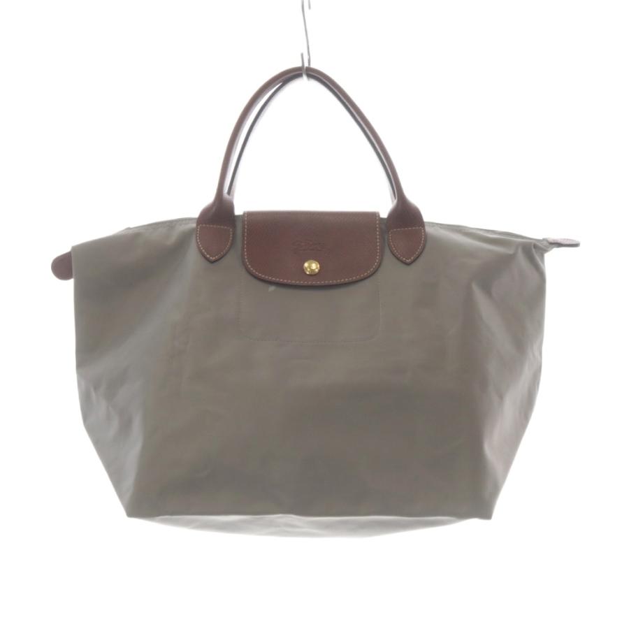 ロンシャン ルプリアージュ クラブ トートバッグ グレー 折り畳み 肩掛け LONGCHAMP（ロンシャン） ルプリアージュ M 折りたたみトートバッグ