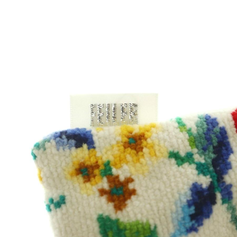 フェイラー FEILER スウィングチェリー ポーチ 巾着 総柄 白 ライト 
