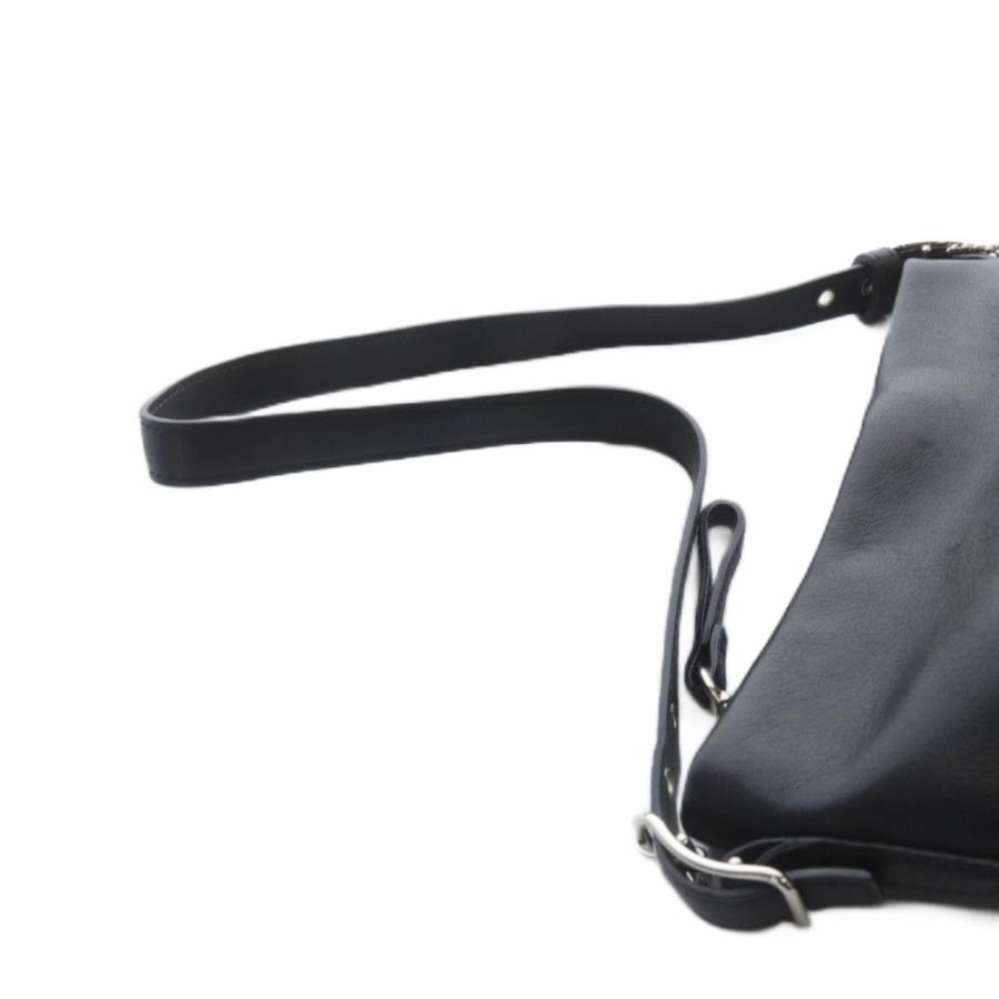 COACH（コーチ） ミニショルダーバッグ ワンショルダー レザー COACH ブラックレザー ショルダーバッグ yoko