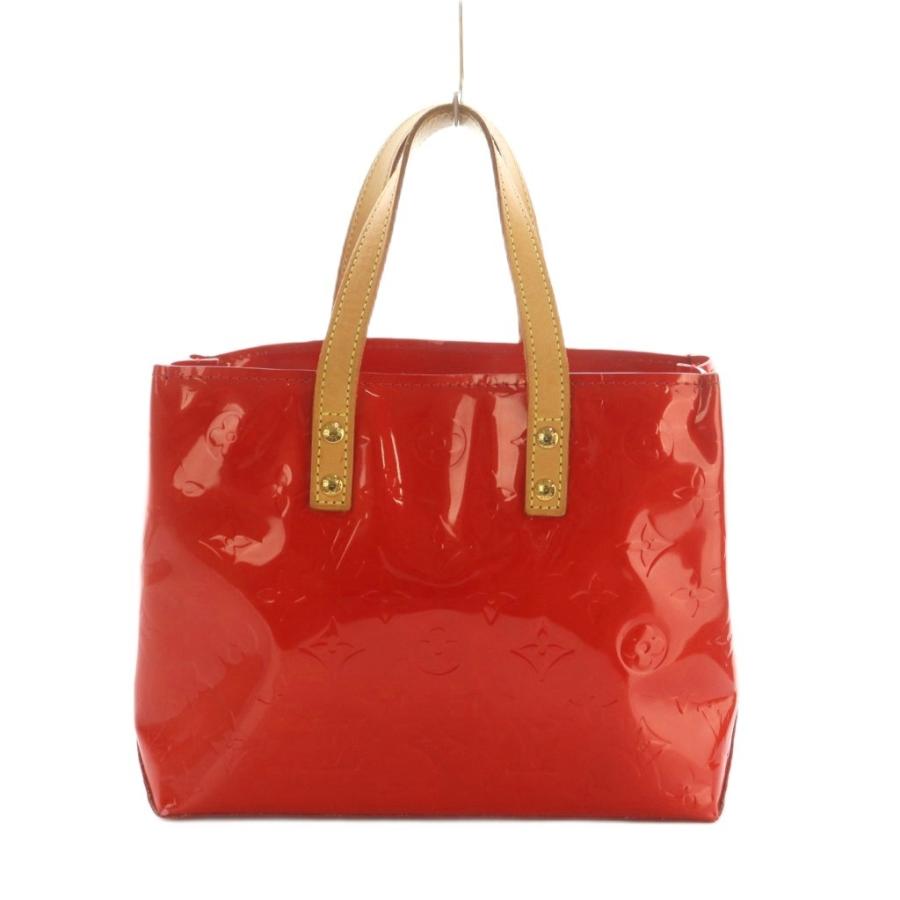 ルイヴィトンヴェルニリードPMミニトート ハンドバッグレッド LOUIS VUITTON（ルイ・ヴィトン） リードPM モノグラムヴェルニ