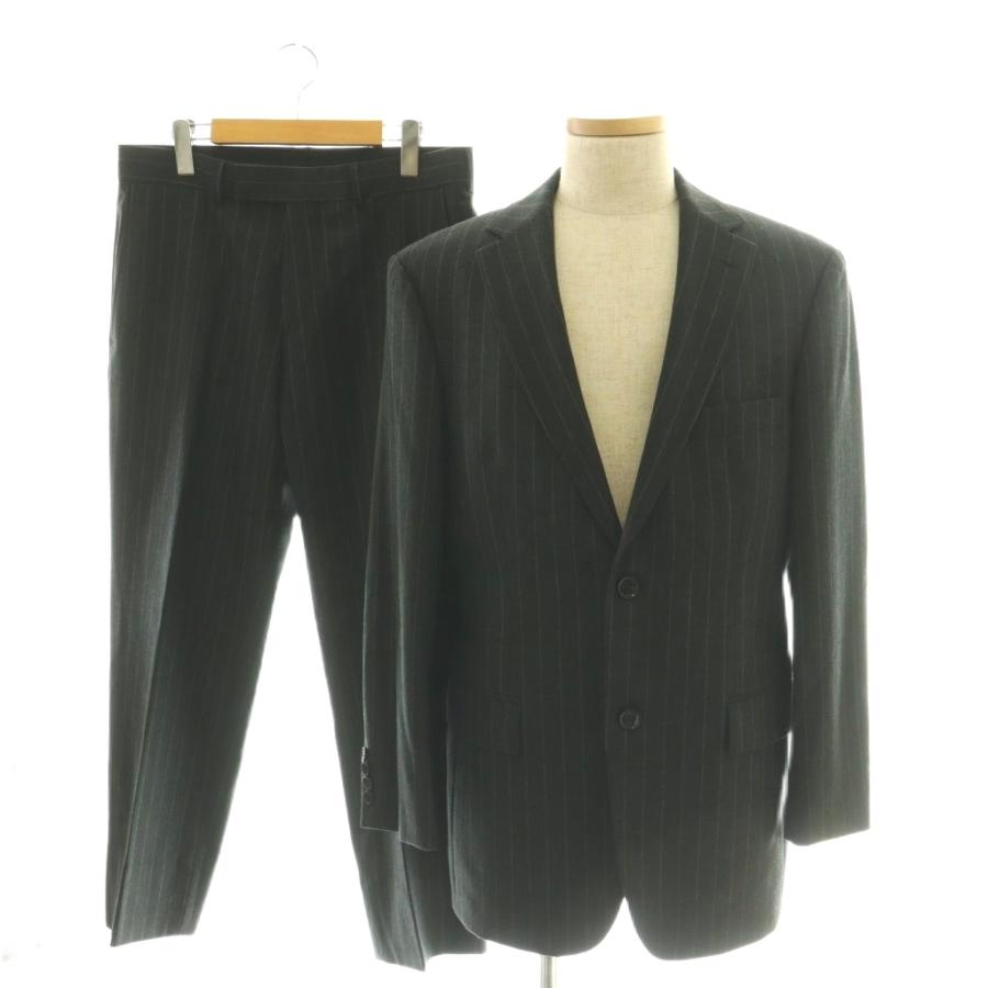 ヒューゴボス HUGO BOSS ストライプ シングル スーツ セットアップ 