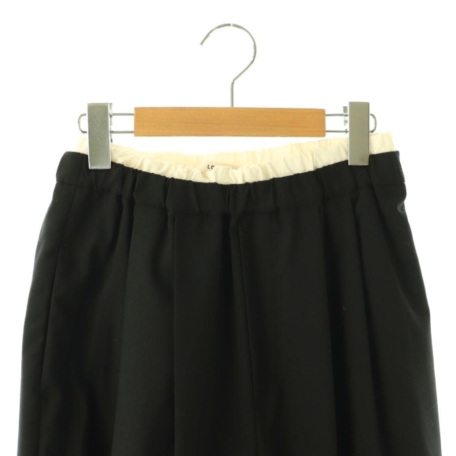 LOHEN ローヘン ダブルベルト2タックパンツ ブラック38 ローヘン LOHEN 25SS DOUBLE WAIST 2TUCK PANTS ワイドパンツ タック