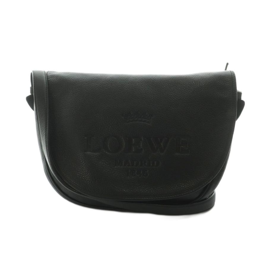 LOEWE（ロエベ） ヘリテージサッチェル ショルダーバッグ レザー 