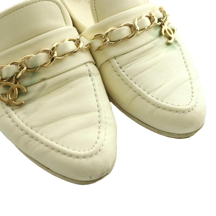 CHANEL（シャネル） ココマーク チェーンローファー レザー 35.5 