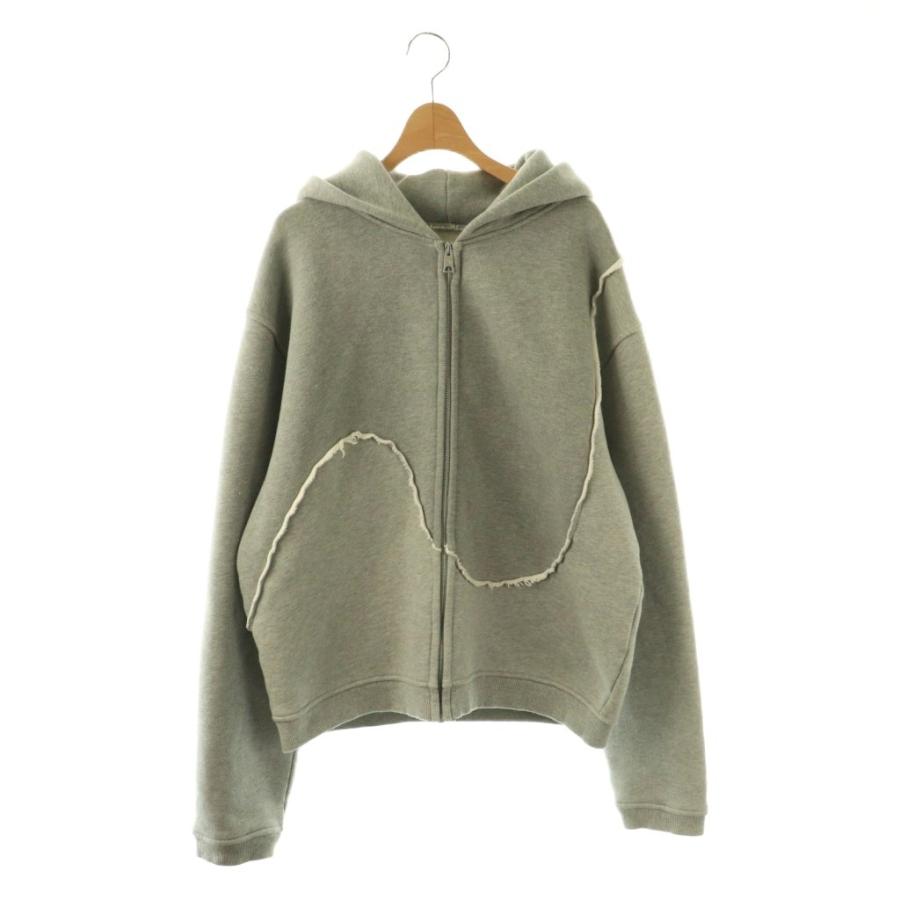 イーアールエル ERL swirl zipped hoodie フーディー パーカー ジップ 