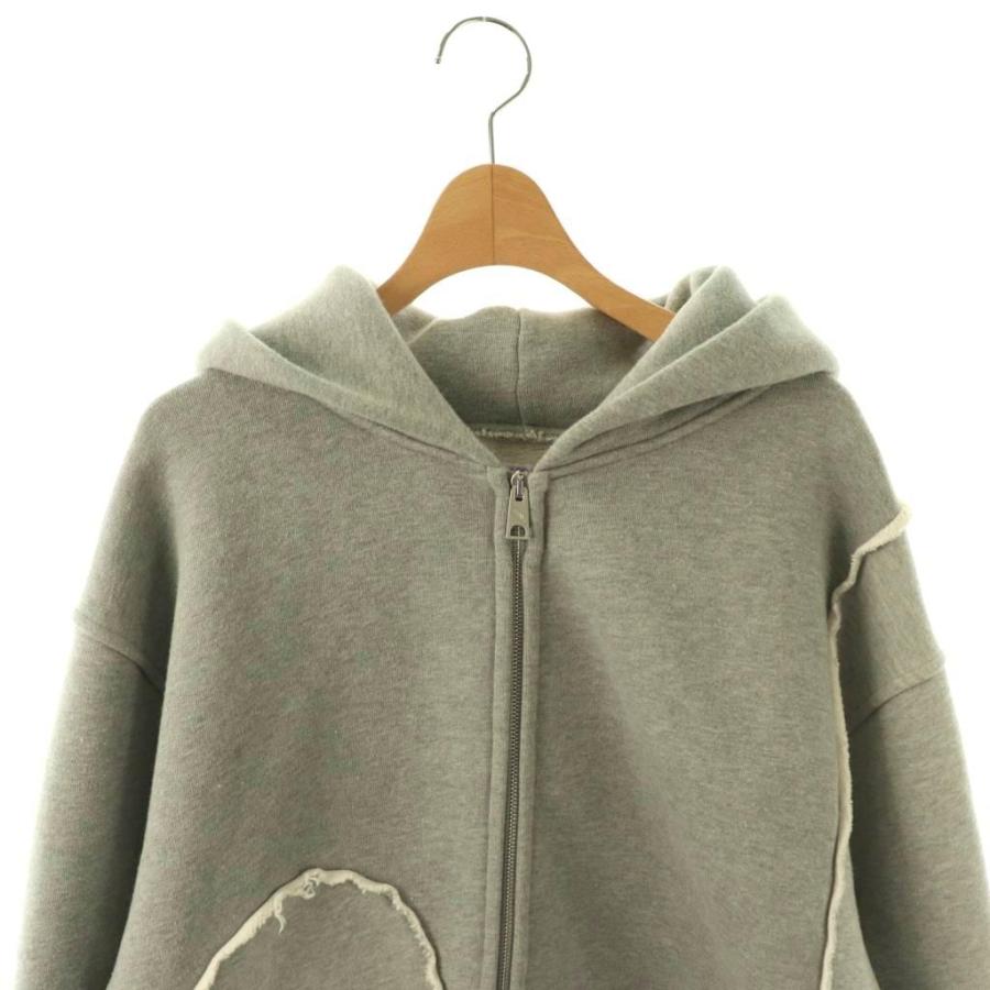 イーアールエル ERL swirl zipped hoodie フーディー パーカー ジップ 