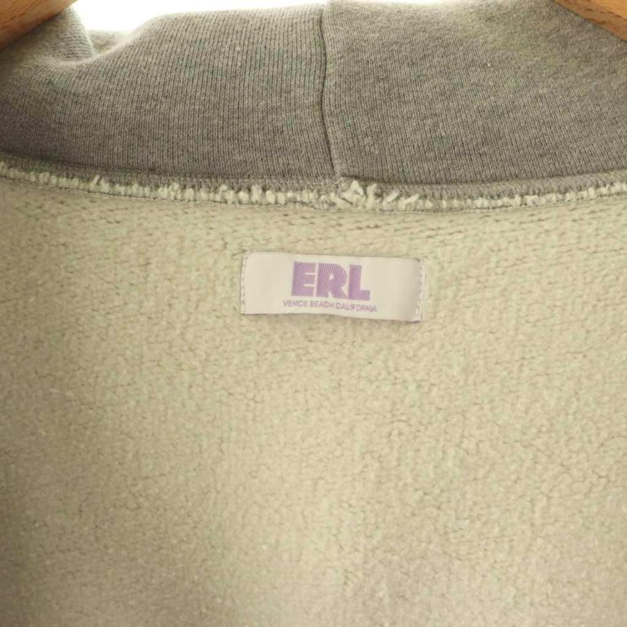 イーアールエル ERL swirl zipped hoodie フーディー パーカー ジップ 