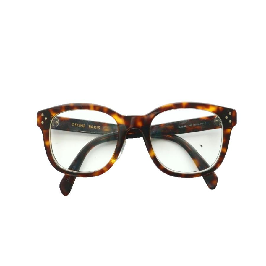 CELINE（セリーヌ） 眼鏡 メガネ 度あり べっ甲柄 50□20 茶 ブラウン