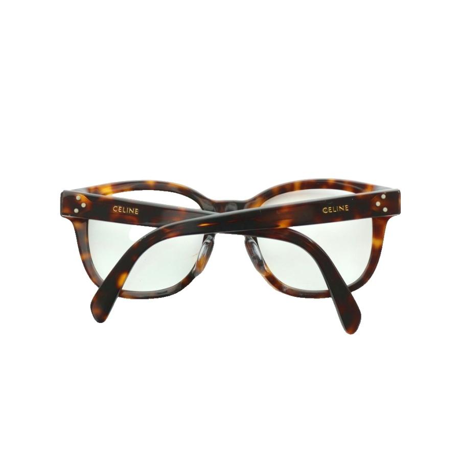 CELINE（セリーヌ） 眼鏡 メガネ 度あり べっ甲柄 50□20 茶 ブラウン