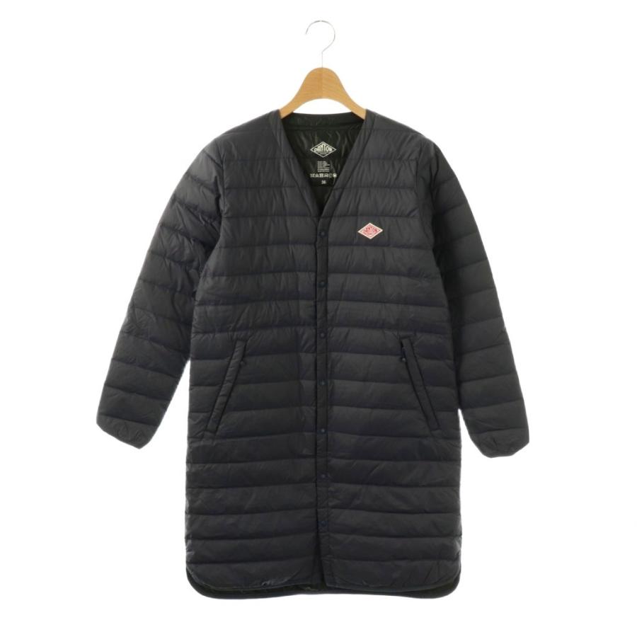 ダントン DANTON INNER DOWN LONG ダウンコート アウター Vネック 36
