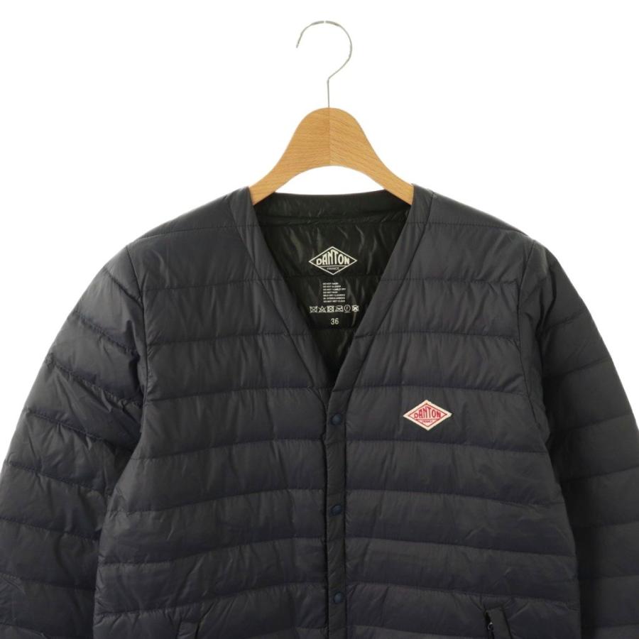 ダントン DANTON INNER DOWN LONG ダウンコート アウター Vネック 36