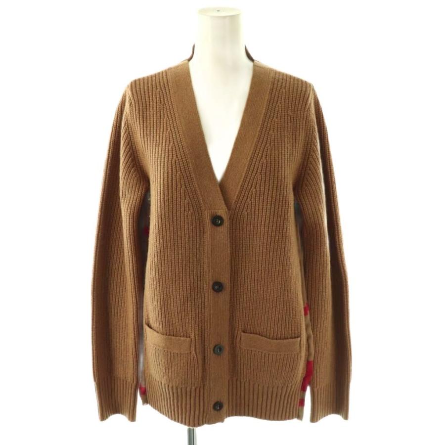 サカイ sacai 19-04698 プリーツドッキングニットカーディガン ニット 