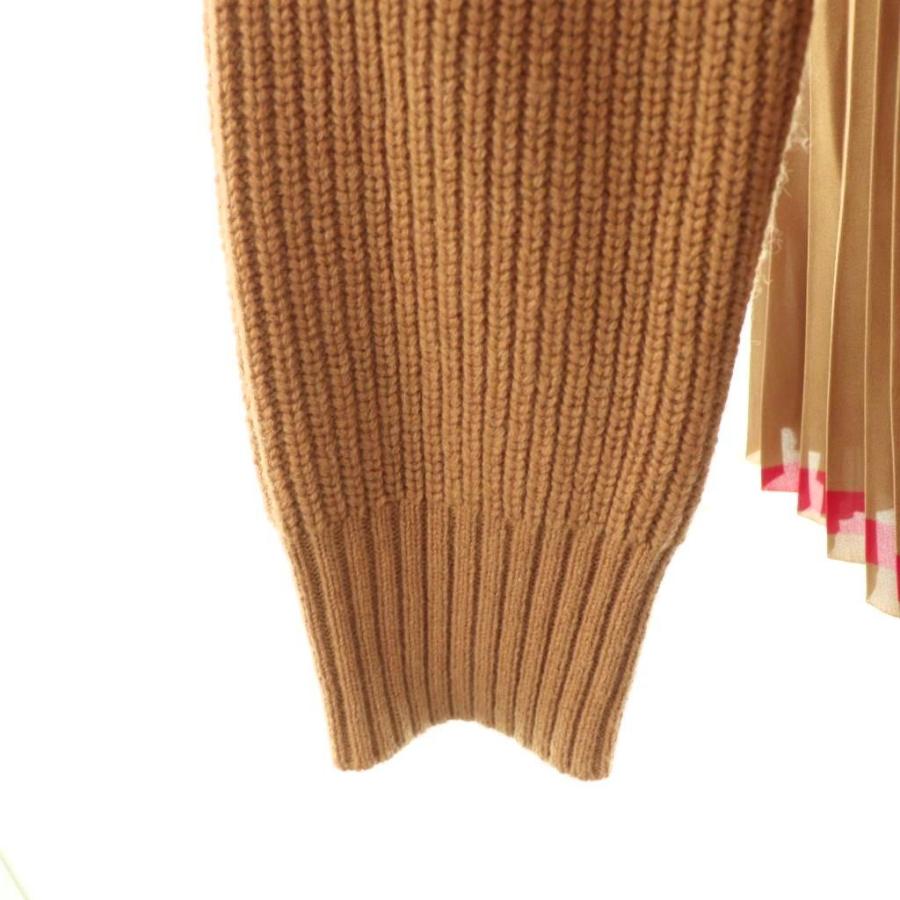 サカイ sacai 19-04698 プリーツドッキングニットカーディガン ニット 